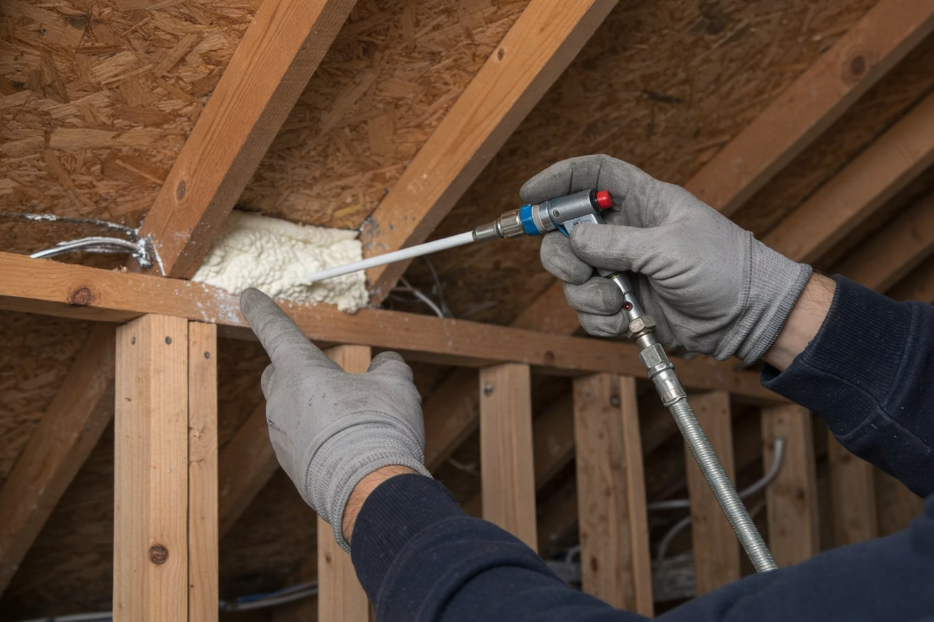 Attic air sealing