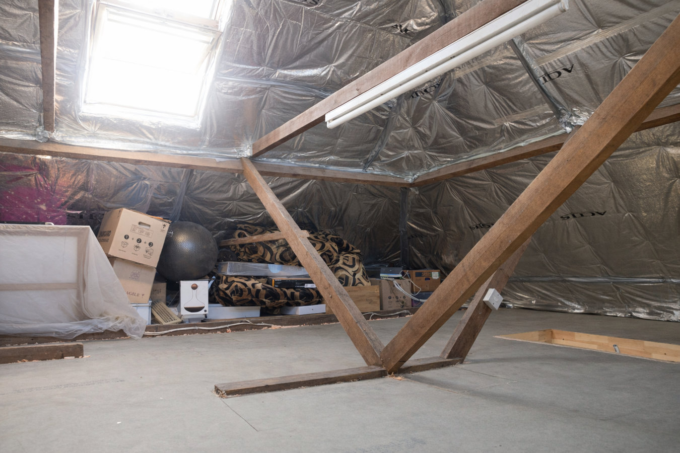 Attic insulation