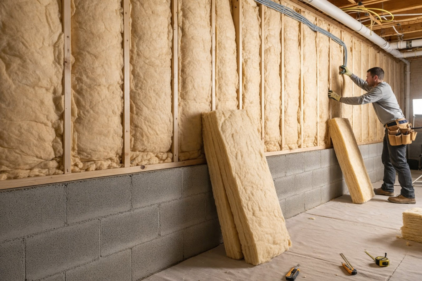 Basement insulation in Indio, CA